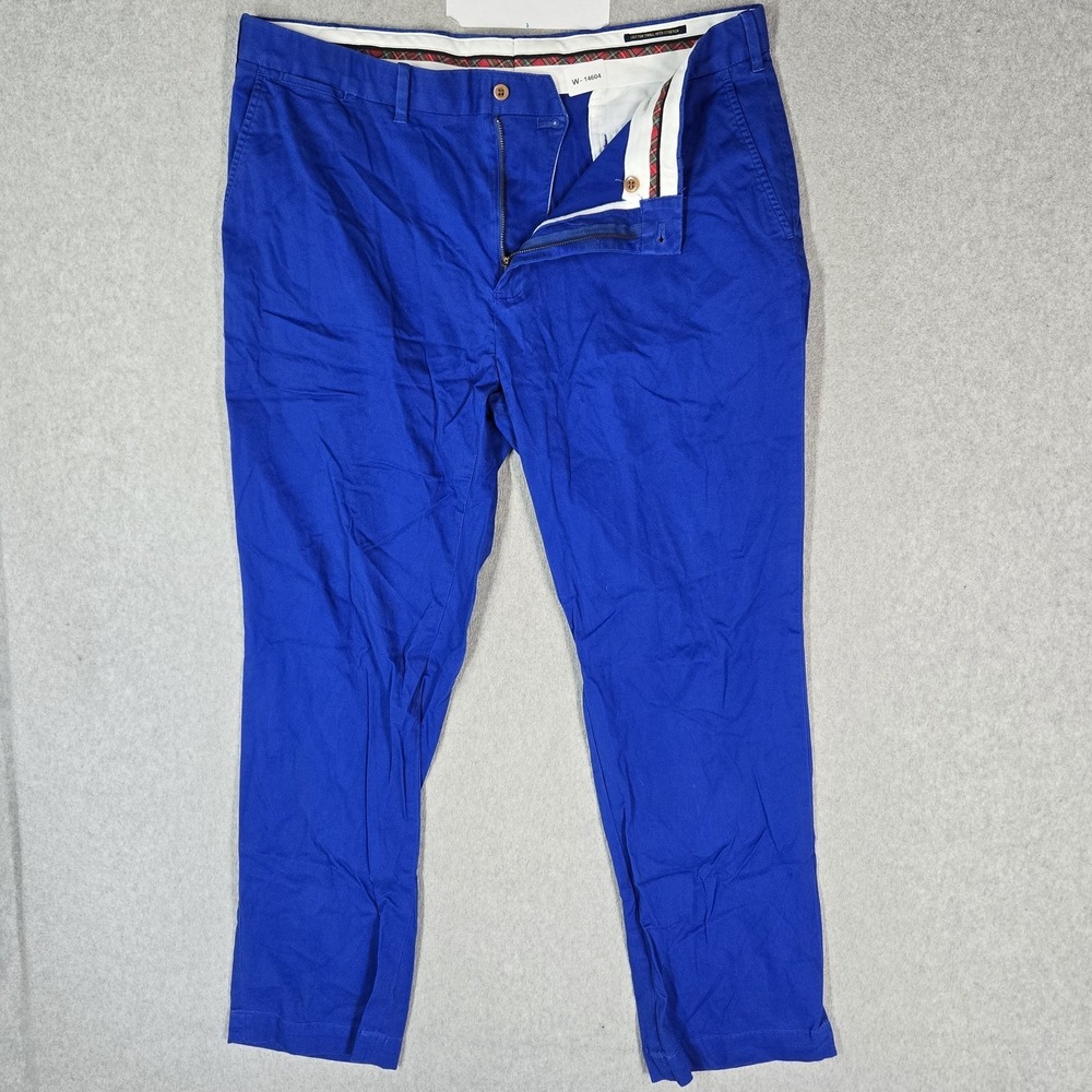 Polo Ralph Lauren Men Pants 38x32 Blue Chino Cotton Twill Stretch 30" Inseam